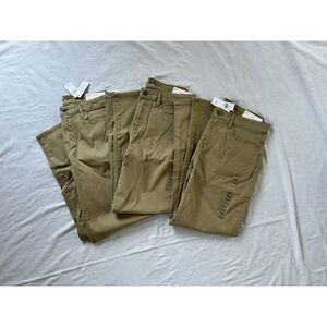 Boys American Eagle Khaki School Uniform Pants Lot, 30x30, NWT Athletic Fit
